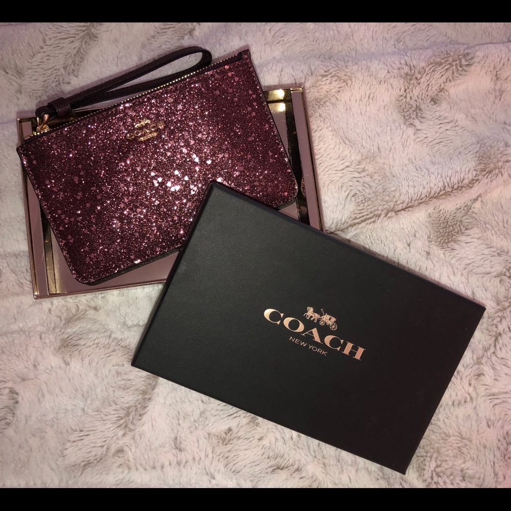 Coach Glitter Collection Wristlet in 3 Colors!!